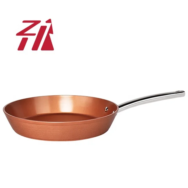 Hot Sale Nonstick Copper Ceramic Coated Aluminum Induction milk fry pan pot non stick Cook Kitchen Wares 5 Pcs Cookware Set