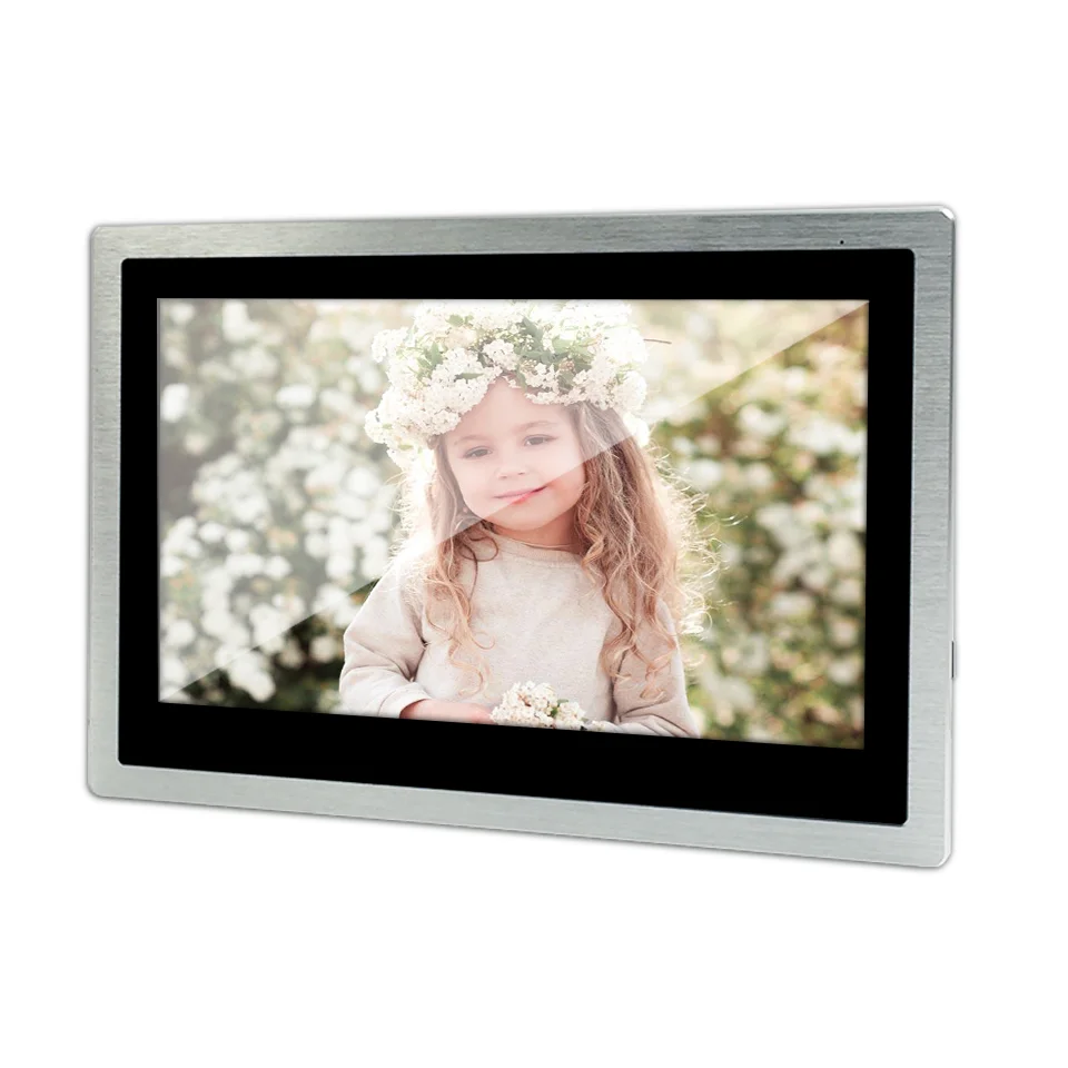 10.1 Inch Smart home video door phone  full hd video intercom support to connect up to 6 indoor monitors