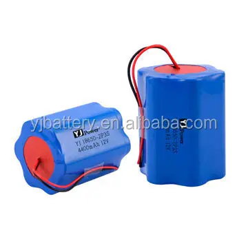 5v YJ 18650-3s-2p 4400mAh li polymer battery pack for ebike