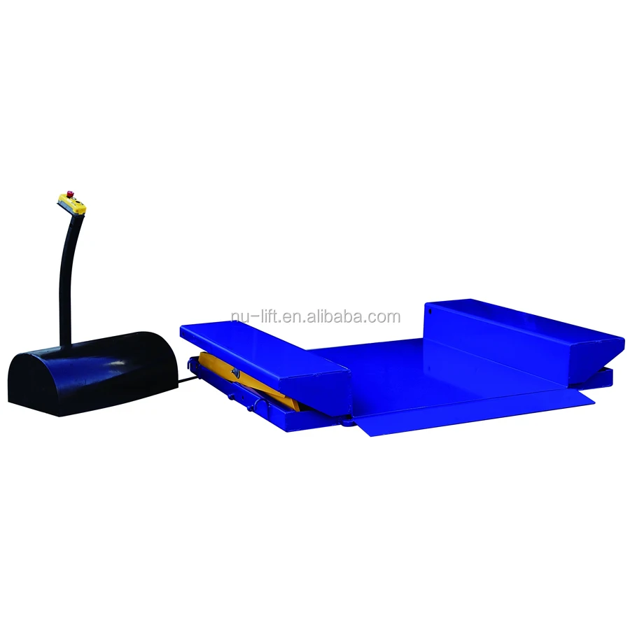 Электрический гидравлический подъемный стол с нулевым уровнем