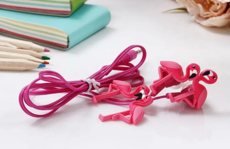 Hot Selling cartoon headphones earphone Flamingo unicorns cartoon Headset