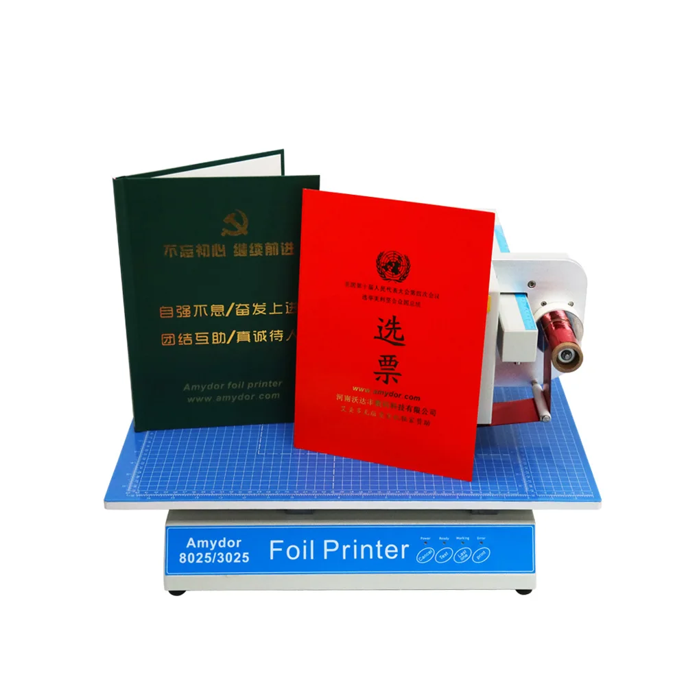 8025 Digital hot stamping Xpress foil notebooks Printer machine