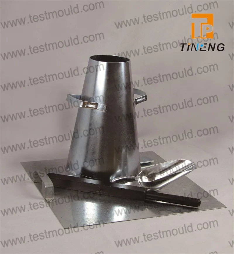 slump-flow test apparatus for self-compacting concrete