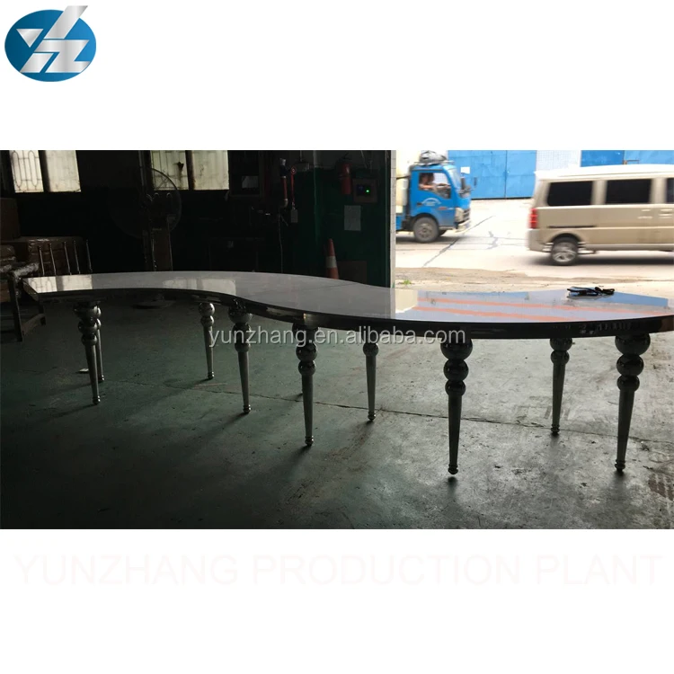 Round Dining table Variable shape for event and wedding hotel