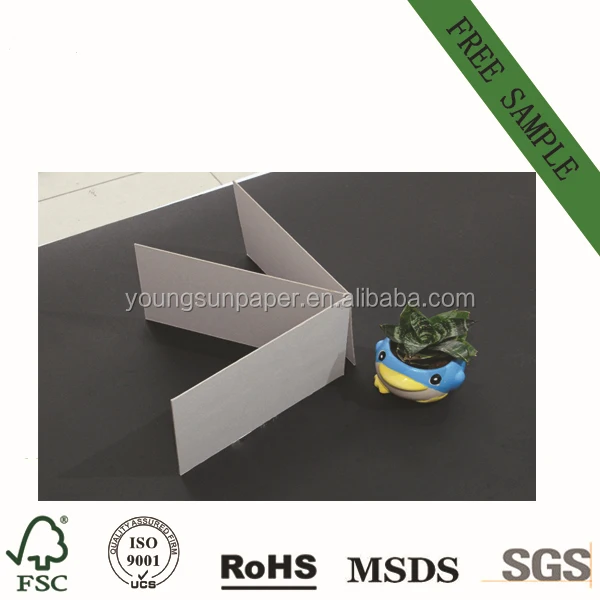 stiff grey carton paper in roll/500g gri carton paperboard in sheet