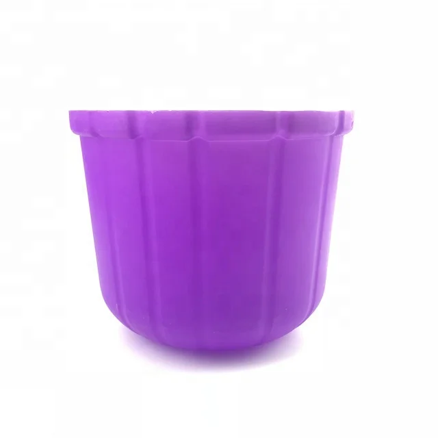 
Hot sale plastic halloween pumpkin candy bucket/pail/barrel 