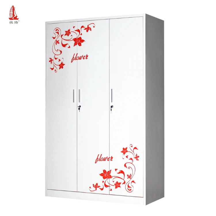 Bedroom wardrobe 3 door almirah iron almirah designs with price