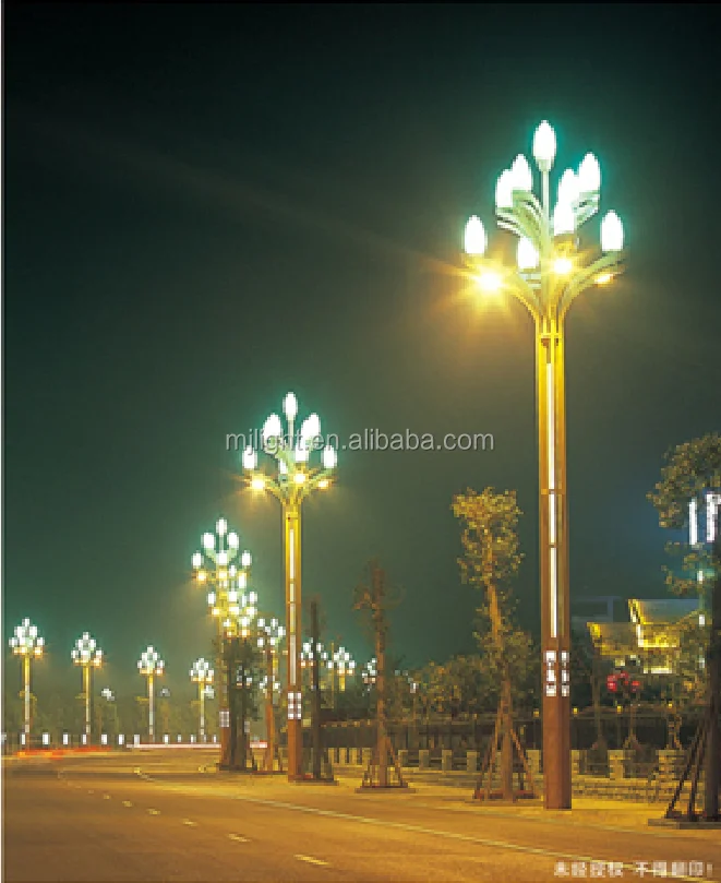 Outdoor Decorative Led Quality Driveway Column Street Light Pole