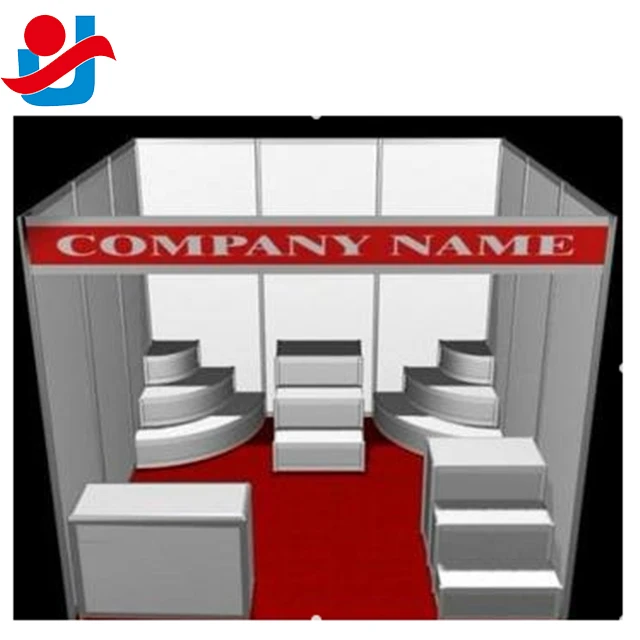 standard exhibition size of display shelf for trade shows /exhibit  booth for  canton fair in guangzhou