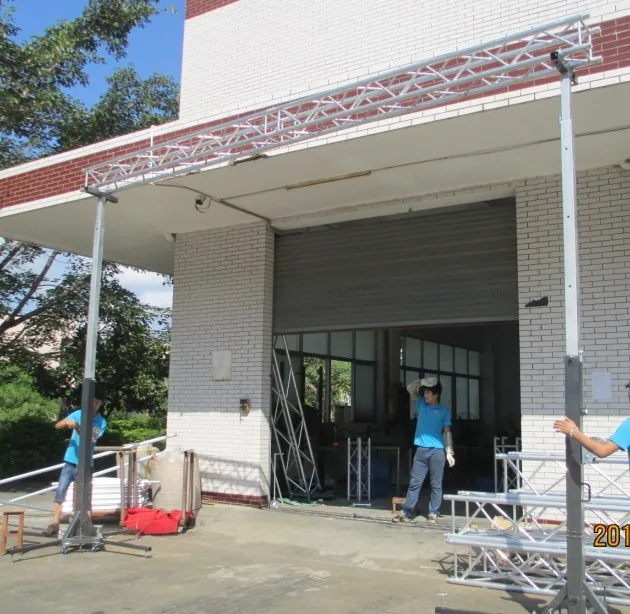 aluminium truss light tower power transmission line tower