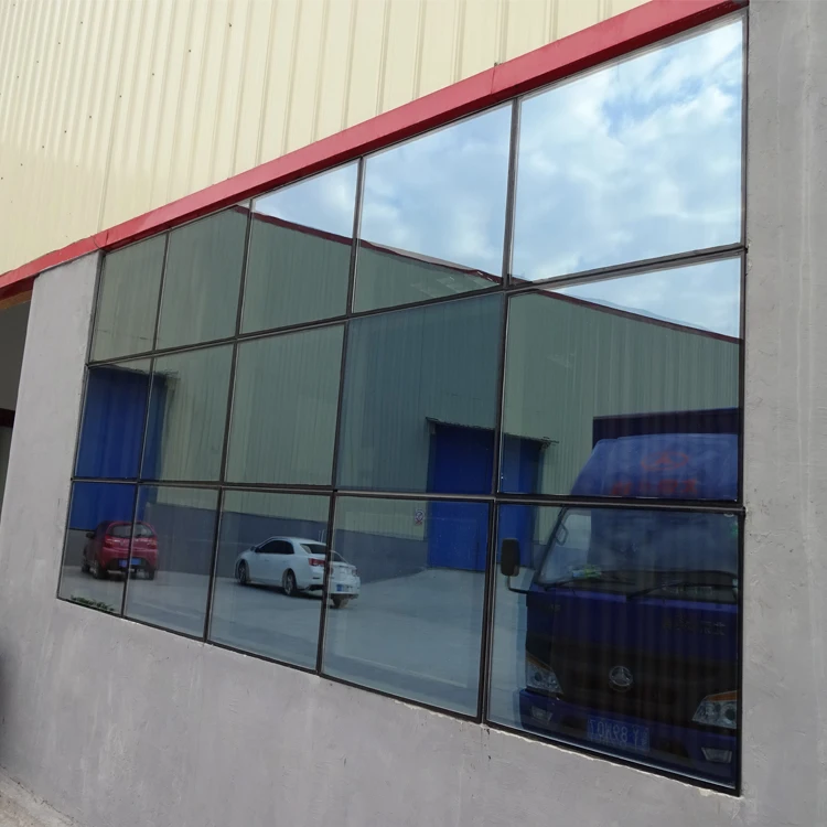 Energy efficiency double hollow glazed curtain wall top hung windows with good price