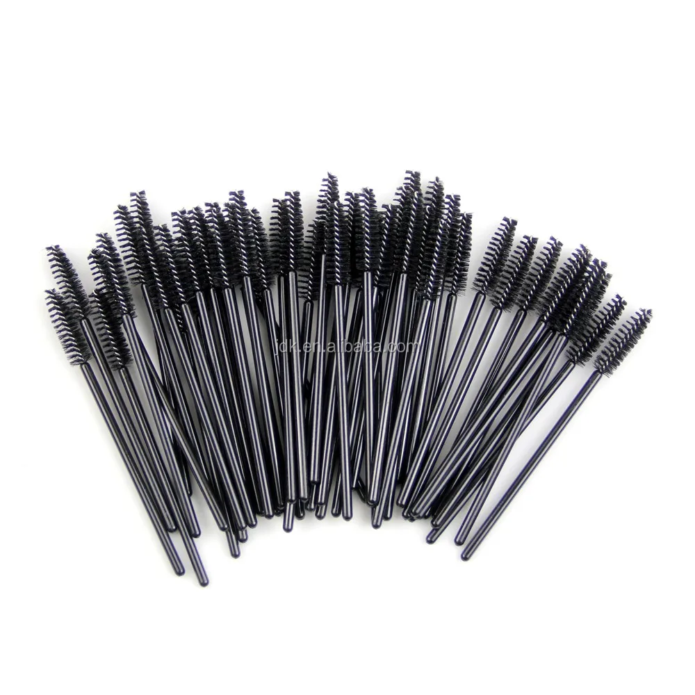50 pcs/pack  disposable eyelash brush mascara applicator wand brush eyelash comb brushes cosmetic makeup tool