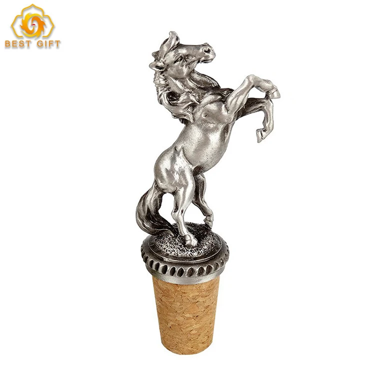 horse shape wine cork stopper custom order