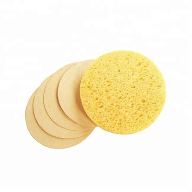 compressed cellulose cosmetic sponge