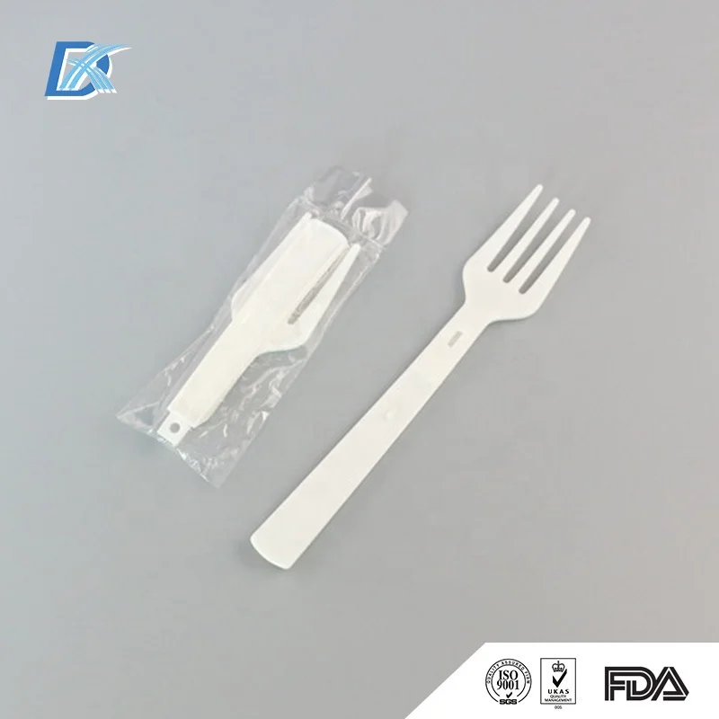 Portable Instant Noodle Fork Disposable Plastic Folding Fork