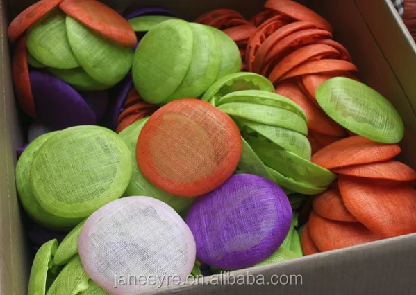 Шляпа Sinamay шляпа-Вуалетка черная 20 см