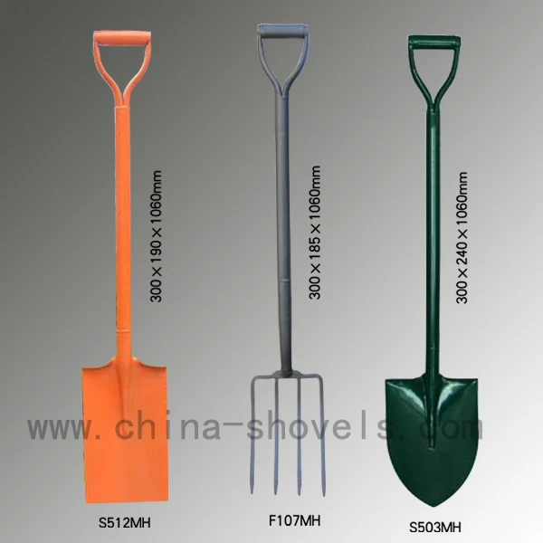 garden digging fork with short handle