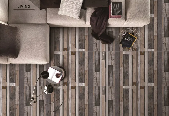 Good Price Glaze Polished Porcelain Wooden Flooring Tiles for Bedroom