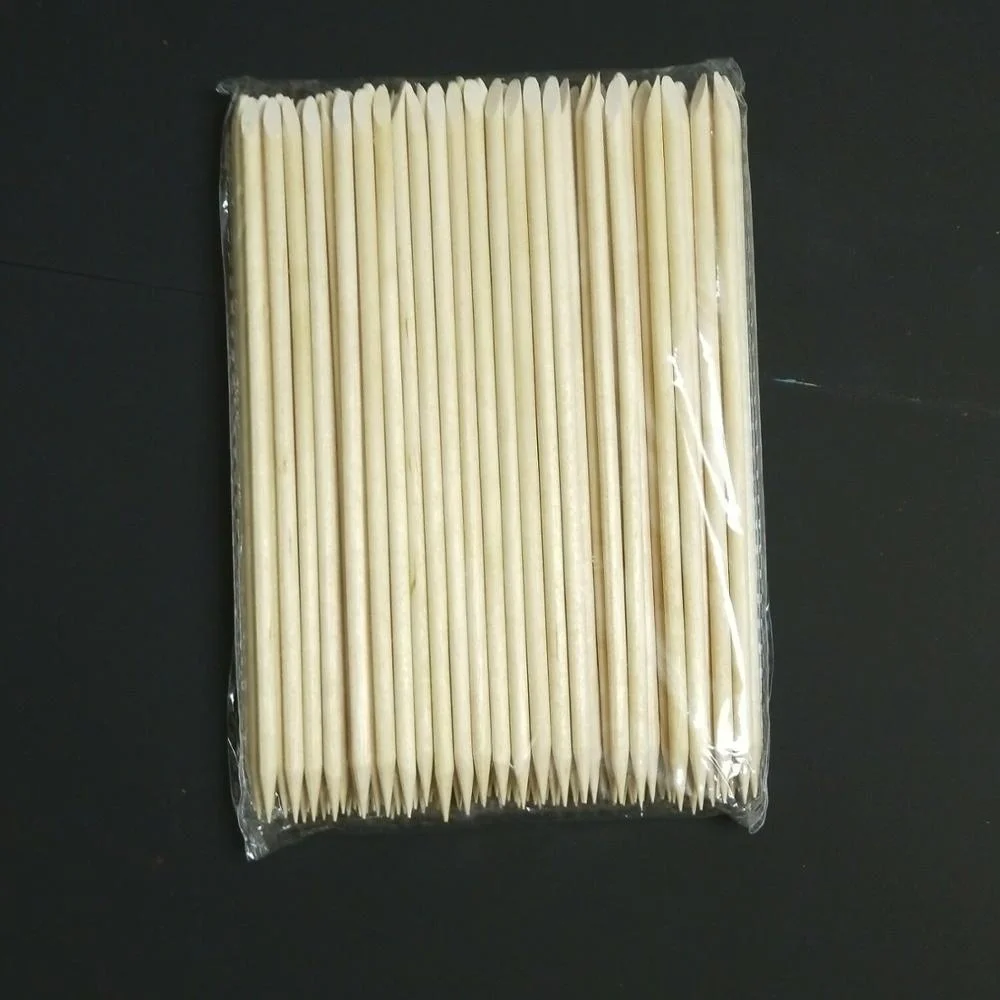 
disposable wooden nail stick/orange stick/manicure stick for nail clean and beauty 