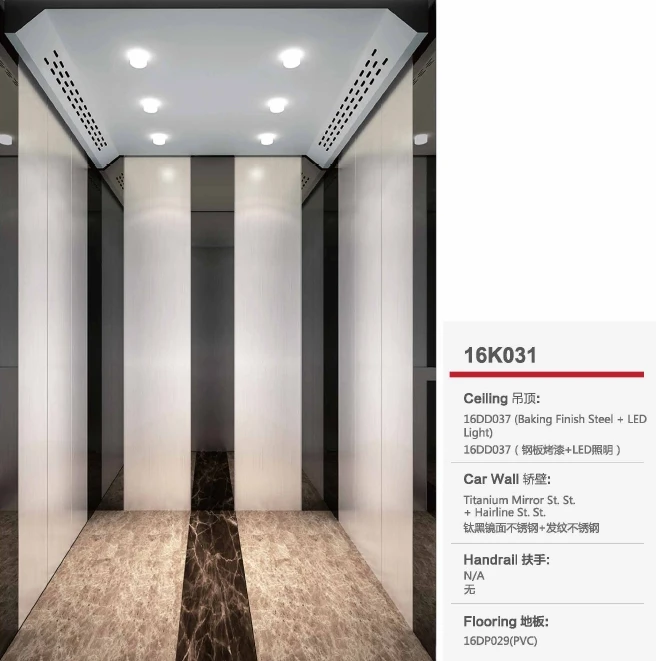 CE EAC Superior Quality Large Size Passenger Lift