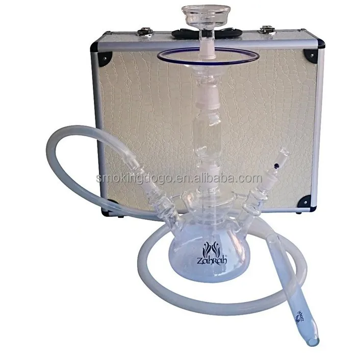 Wholesale High Quality Glass on Glass Hookah Shisha Pipe