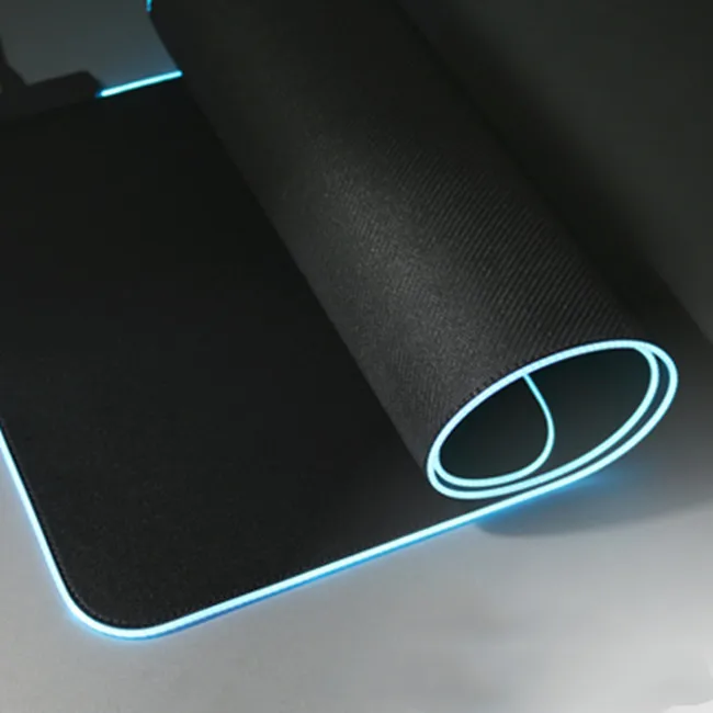 Quanbao large gaming the new design mouse pad high quality custom logo cool led light RGB mouse pad