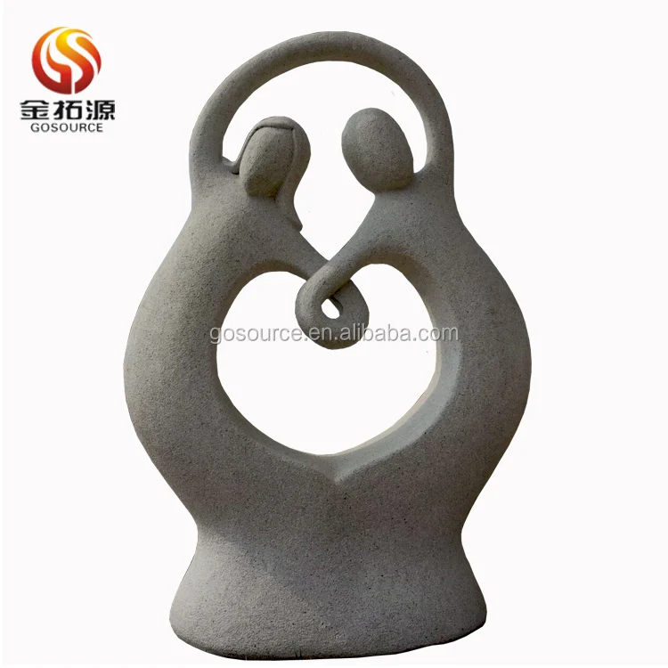 modern stone abstract sculpture