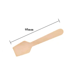 Eco-friendly Biodegradable Disposable Factory Price Wooden Spoon with OPP Bag