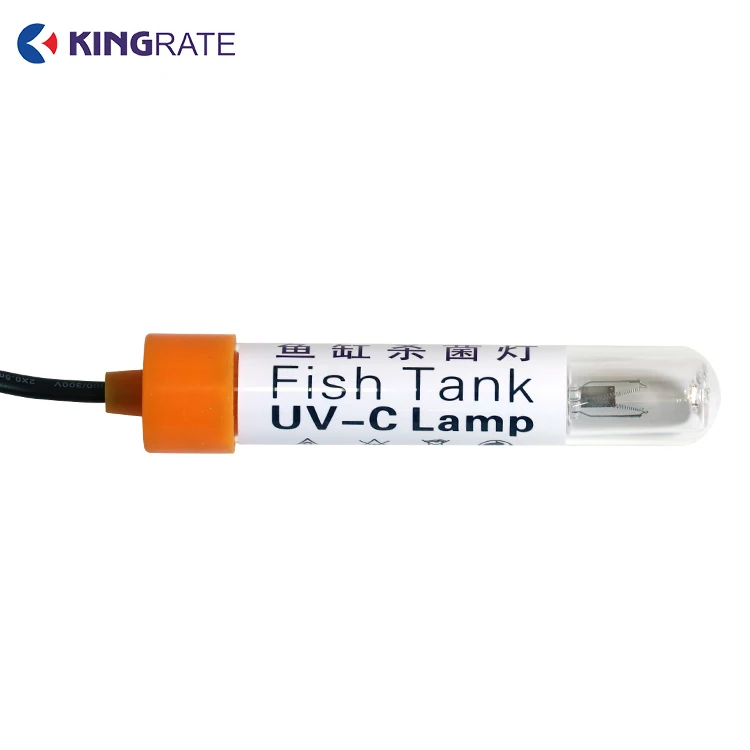 Disinfection Germicidal  3W UV Mini Lamp For Fish Tank With Silicone Seal Head