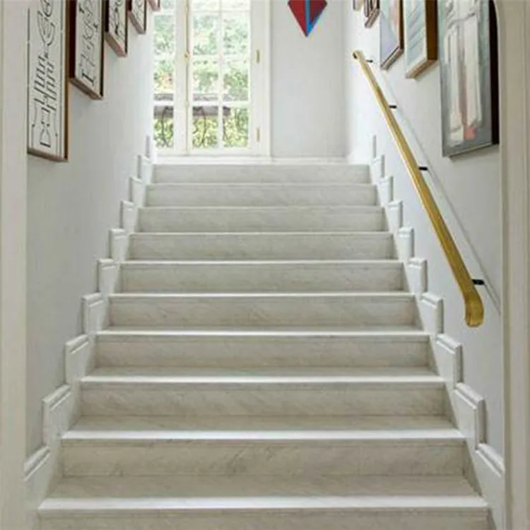 Итальянские блоки, белые мраморные плиты, плитка, лестница высшего качества