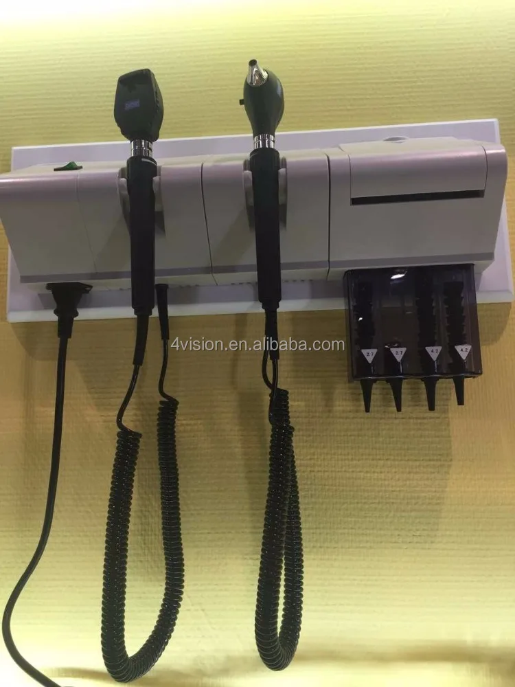 OO-2 Diagnostic Wall Unit with Ophthalmoscope, Otoscope, and Specula Dispenser