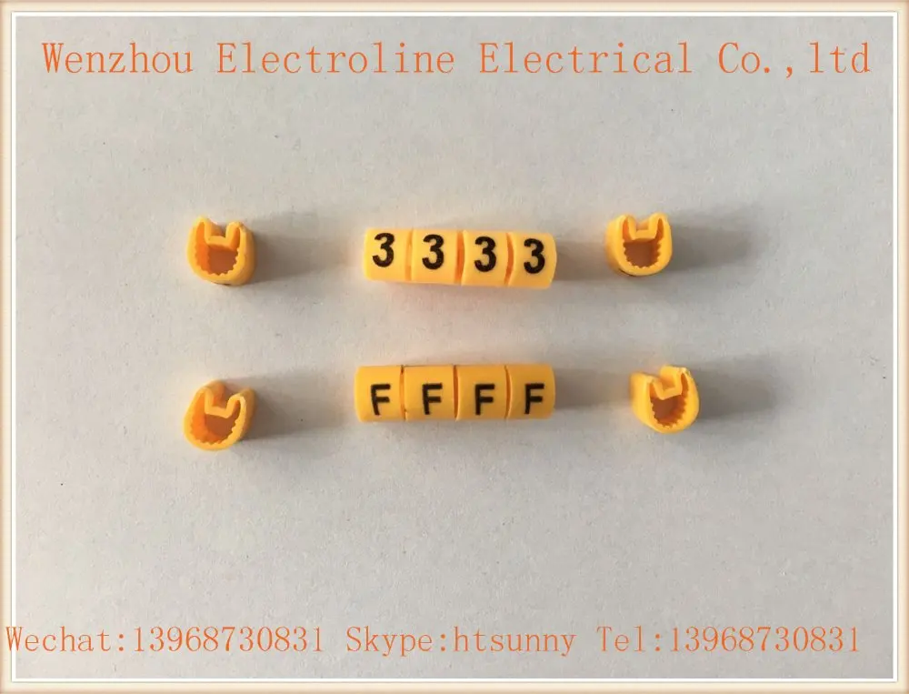 Professional Manufacturer Cheap PVC Plastic Flat Cable Marker Sleeve wire Flat Cable Marker Tube