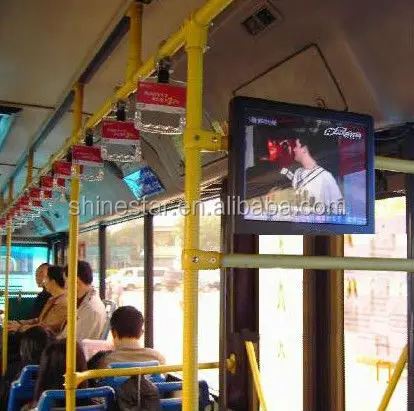 24 inch LCD LED bus screen digital advertising player monitor