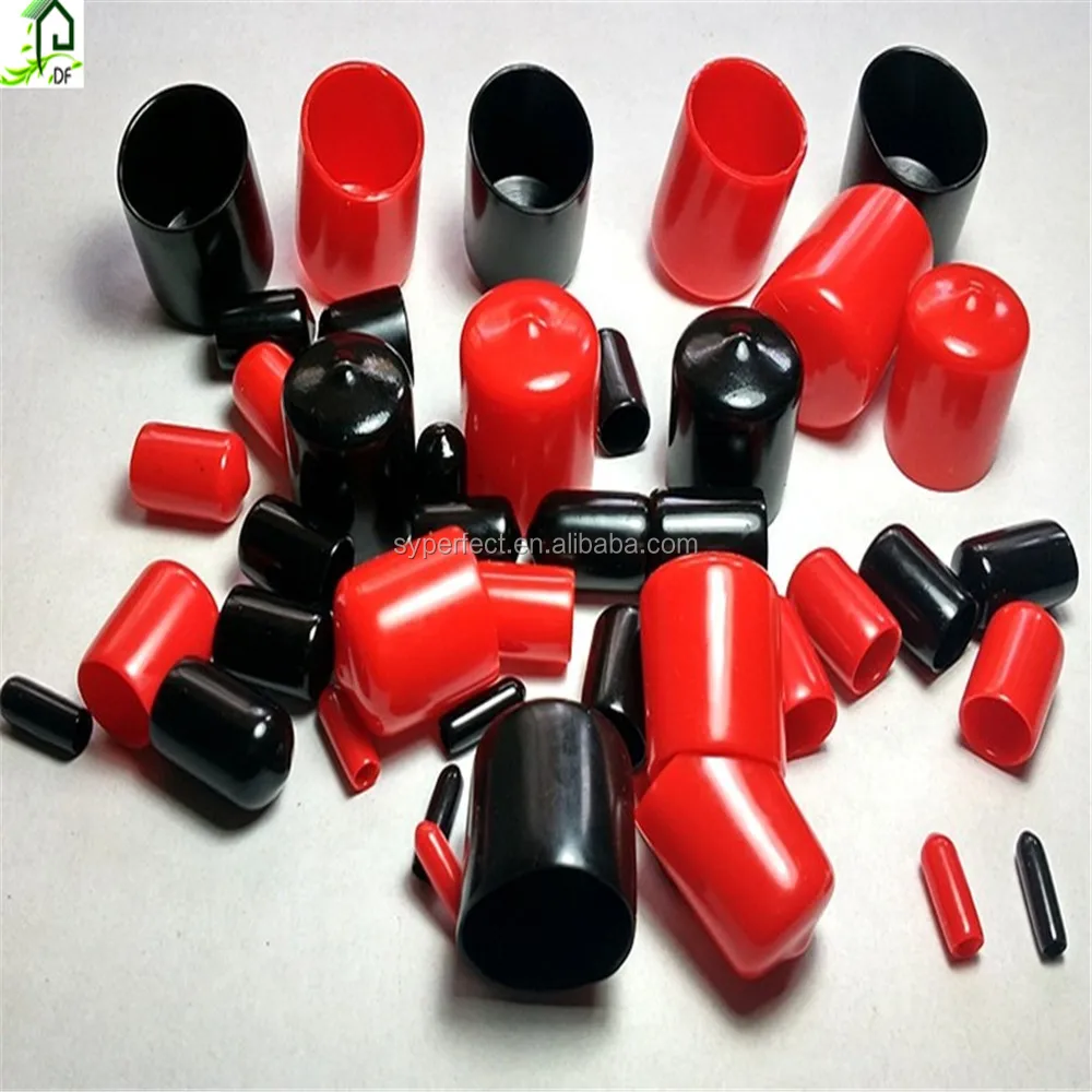 Custom Made Soft Rubber Protector Cover Vinyl Round PVC Bolt Cap