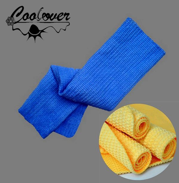 
5164 size L fadeless car wash chamois synthetic leather absorbent towel pva 