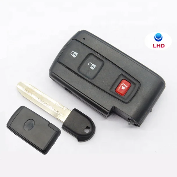 New Keyless 3 Buttons Smart Remote Key Fob Shell Case for Toyota 2004-2009 Prius smart key fob