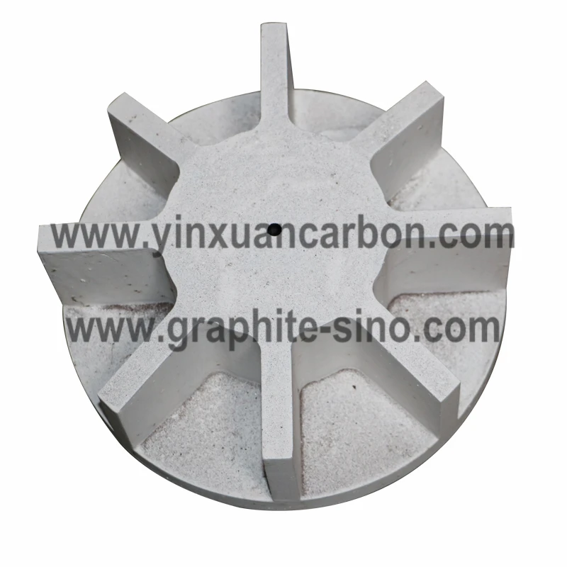 Алюминиевый дегазации мелкозернистая графит ротора и вала для медного литья