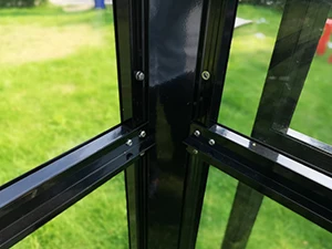 
Elegant easy DIY mini tempered glass greenhouse for garden plant grow 