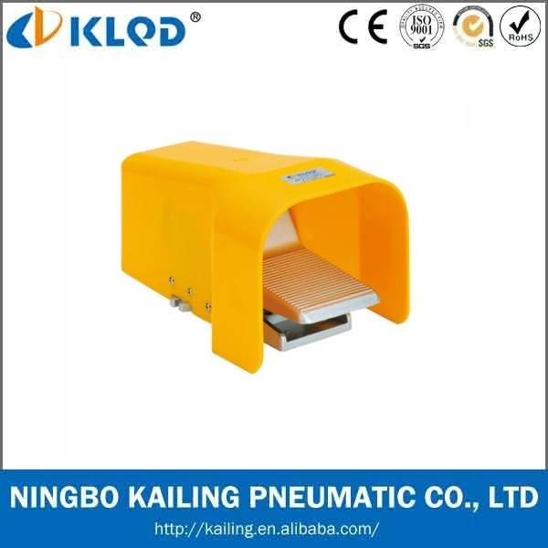 4F210-08 LG 5/2 Way Aluminum Foot pedal Valve with Lock Cover