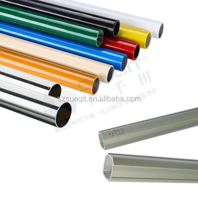 PE/ABS coated steel pipe for pipe joint system rack system workbench assemble hand trolley assemble using