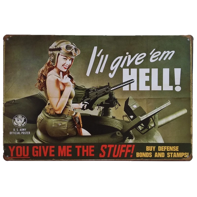 China wholesale 20x30cm metal craft hotsale vintage retro tin signs for home wall decoration