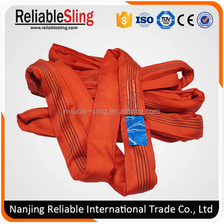 Polyester Soft Round Type Crane Lifting Slings