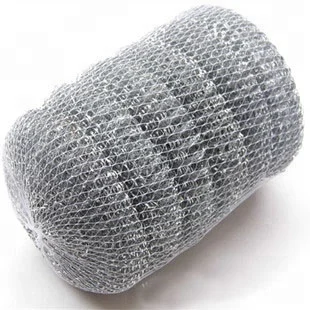metal wire mesh knitting scourer making machine with 2 heads