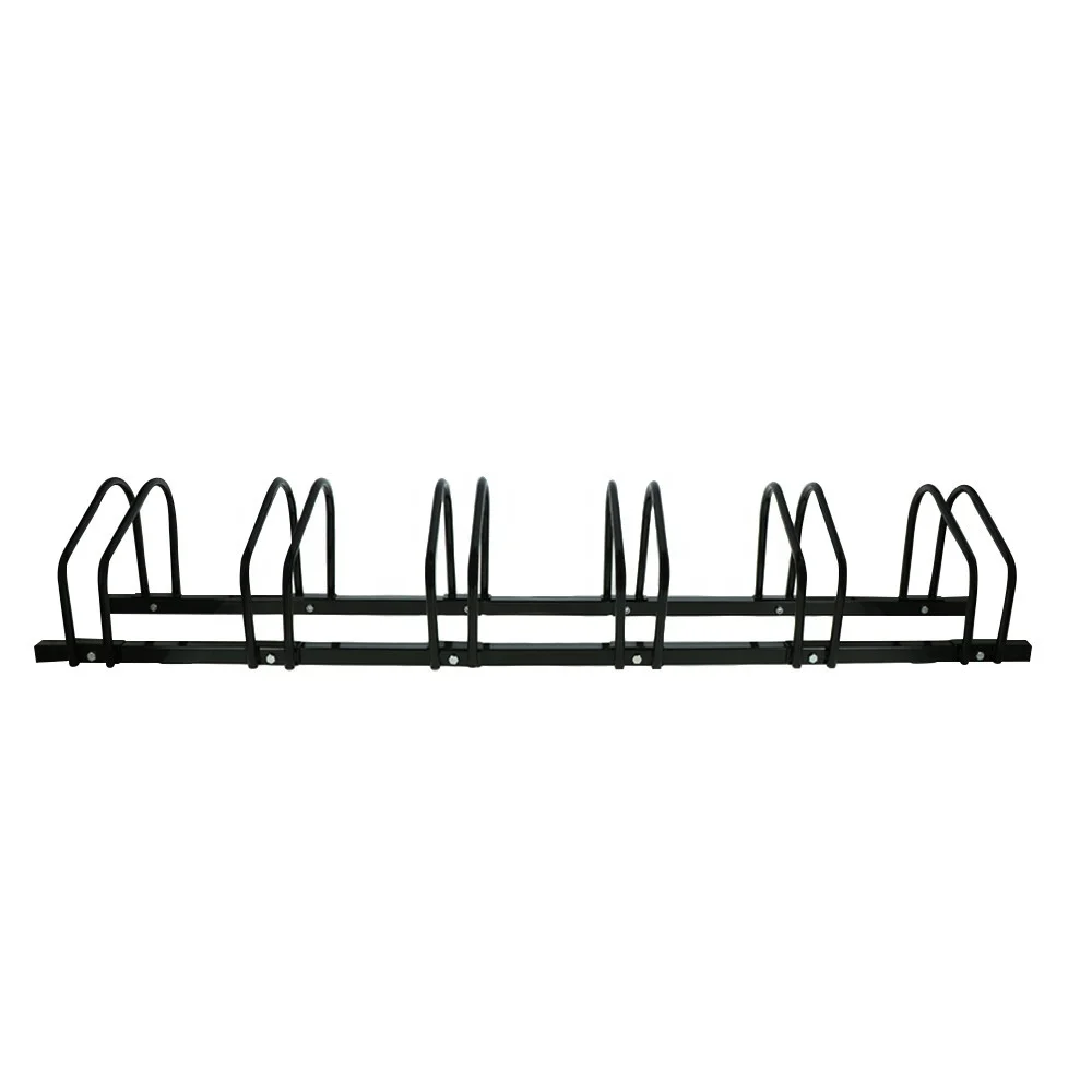 Wholesale Custom Outdoor 6 Slots Steel Bicycle Floor Stand Bike Rack