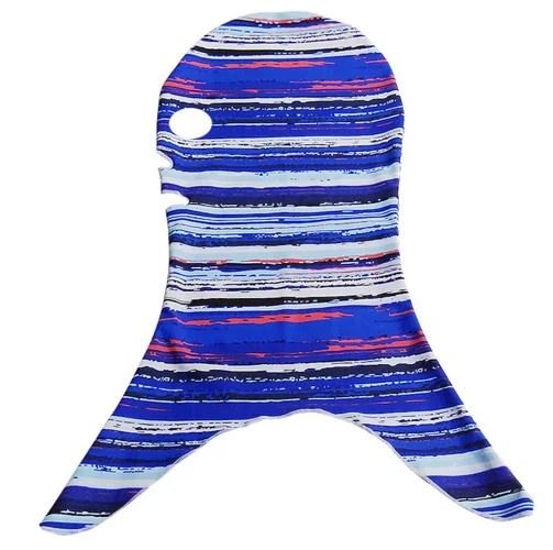 
SBART Men Women Summer Sun Protection Facekini Lycra Swimming Caps Anti-UV Jellyfish Nylon Head Mask Ear Long Hair Diving Hats I 