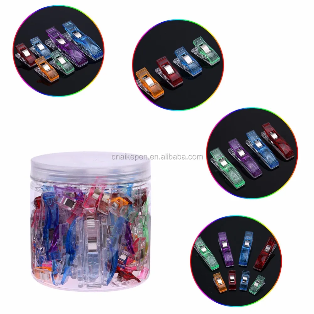  MagikcClips 100 упаковка-Швейные зажимы для квилтинга и рукоделия-разноцветные