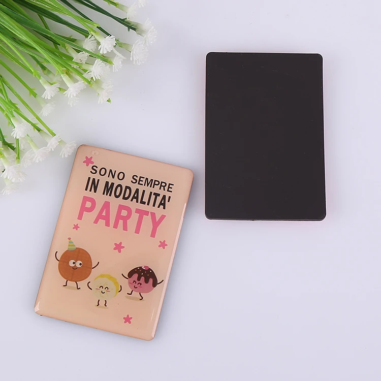 customised 3d PVC lenticular rubber polyester fridge refrigerator magnet stick