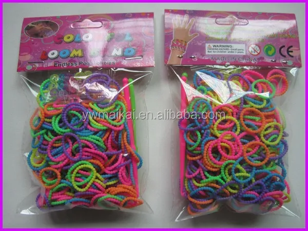 
Russia Federation hot selling cheap diy bubble loom bands for kids 