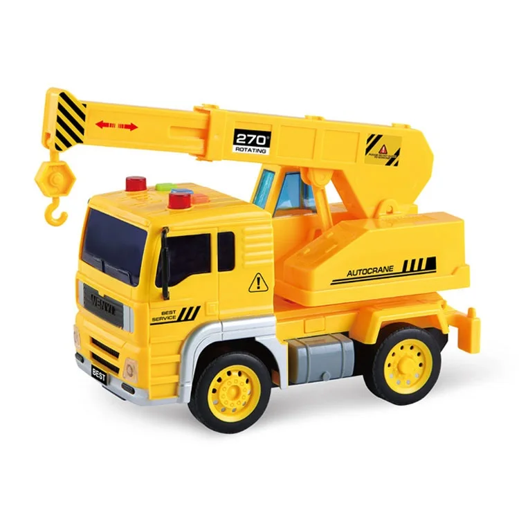 Масштаб 1:20 фрикционный грузовик игрушечный кран автомобиль игрушки с звуком и светом мини автомобиль игрушечный инженерный грузовик (62147373649)