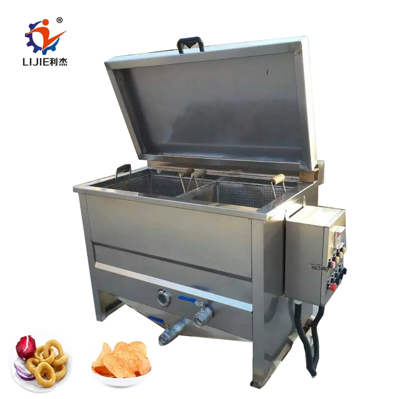 electric broasted a frying chips  frying machine for small business